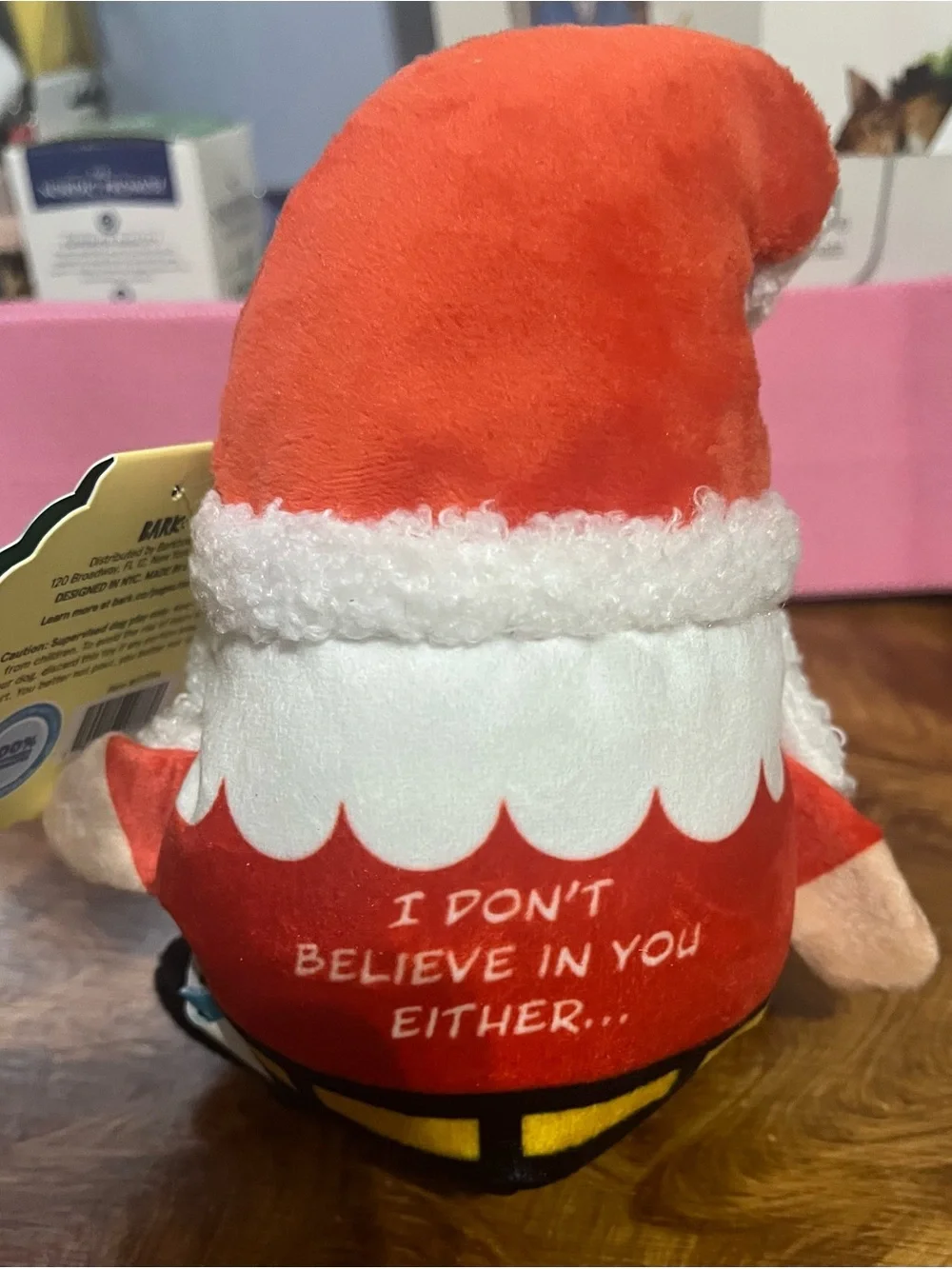 Bark holiday plush